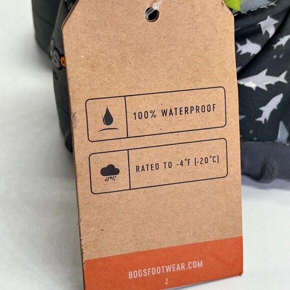 BOGS - B-Moc Sharks Kid's Snow Boots Infants Size 4 Winter Snow Outdoors - Picture 11 of 11